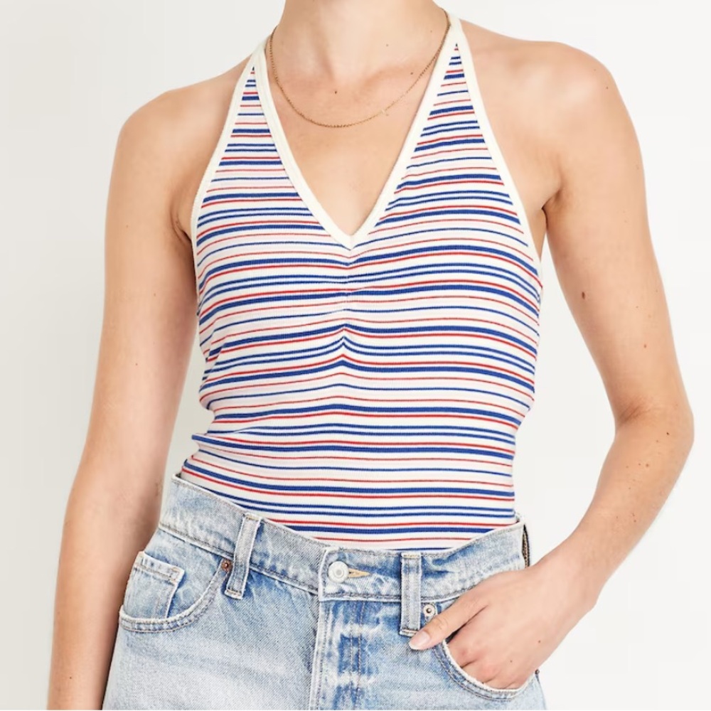 Old Navy Racerback Crop Tank Top